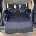 PawfectFriend Dark Gray Pet Car Seat Cover – Waterproof, Non-Slip Backseat Protector for Dogs & Cats | Travel Comfort, Safety & Style