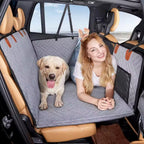 Hard Bottom Car Seat Extender Hammock for Dogs Pawfectfriend Waterproof Pet cover